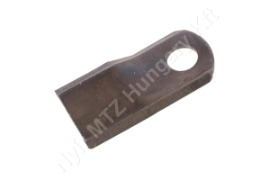 Fűkasza késpenge bal 105x47x4 mm Ø20,5 mm-es furat, Kuhn