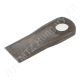 Fűkasza késpenge jobb 116x48x4 mm Ø20,5 mm-es furat, Kuhn