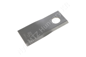 Fűkasza késpenge bal 126x47x4 mm Ø20,5 mm/23 mm-es furat, Taarup