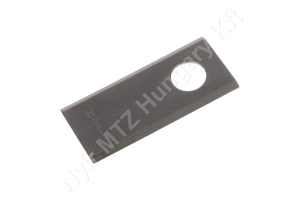 Fűkasza késpenge bal/jobb 90x40x3 mm Ø19 mm-es furat, Fella/Claas