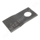 Fűkasza késpenge bal 100x48x3 mm Ø23 mm-es furat, Mörtl Fűkasza késpenge bal 100x48x3 mm Ø23 mm-es furat, Mörtl