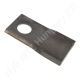 Fűkasza késpenge jobb 101x48x4 mm Ø23 mm-es furat, Mörtl Fűkasza késpenge jobb 101x48x4 mm Ø23 mm-es furat, Mörtl