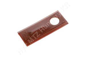 Fűkasza késpenge bal/jobb 96x40x3 mm Ø19 mm-es furat, Deutz-Fahr/Fella/Claas/Krone/Kuhn/Niemeyer/Pöttinger/PZ