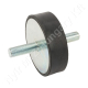 Rezgéscsillapító gumibak 100×30 mm M16 Rezgéscsillapító gumibak 100×30 mm M16