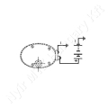 Ablaktörlőmotor 12 V 115° 57 mm_100097