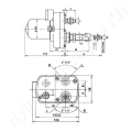 Ablaktörlőmotor 12 V 105° 70 mm_100101