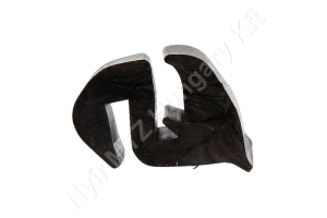 Gumiprofil “S” 23×15 mm folyóméterben