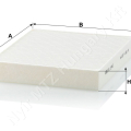 Kabinszűrő 240x204x36 mm MANN-FILTER_97571 Kabinszűrő 240x204x36 mm MANN-FILTER_97571