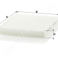 Kabinszűrő 252x216x32 mm MANN-FILTER_97576 Kabinszűrő 252x216x32 mm MANN-FILTER_97576