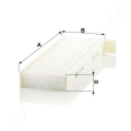 Kabinszűrő 293x96x32 mm MANN-FILTER_97588 Kabinszűrő 293x96x32 mm MANN-FILTER_97588