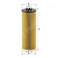 Motorolajszűrő betét 113x313 mm MANN-FILTER_105313 Motorolajszűrő betét 113x313 mm MANN-FILTER_105313
