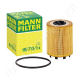 Motorolajszűrő betét 65×83 mm MANN-FILTER