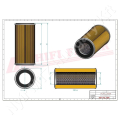 Hidraulikaszűrő betét 98x230 mm HIFI FILTER_109881 Hidraulikaszűrő betét 98x230 mm HIFI FILTER_109881