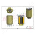 Üzemanyagszűrő 94x166 mm M22x1,5 HIFI FILTER_100946 Üzemanyagszűrő 94x166 mm M22x1,5 HIFI FILTER_100946