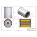 Üzemanyagszűrő betét 111x218 mm HIFI FILTER_102681 Üzemanyagszűrő betét 111x218 mm HIFI FILTER_102681