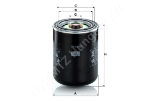 Hidraulikaszűrő 136×177 mm 1 1/2-16 UN-2B MANN-FILTER