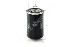 Motorolajszűrő 93×146 mm 3/4-16 UNF-1B MANN-FILTER