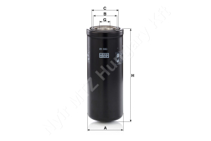 Hidraulikaszűrő 94×240 mm 1 3/8-12 UNF MANN-FILTER