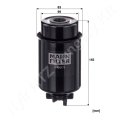 Üzemanyagszűrő 83x155 mm MANN-FILTER_102316