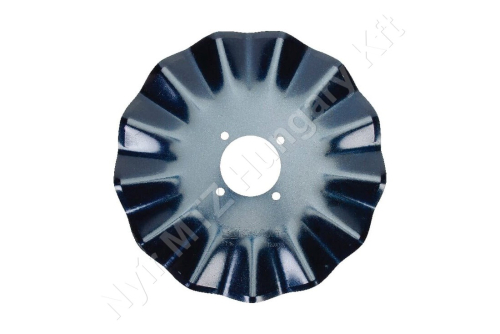 Tárcsalap 460×101 mm d=13 mm s=5 mm hullámos Tárcsalap 460×101 mm d=13 mm s=5 mm hullámos