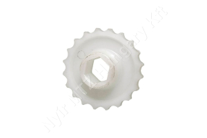Vetőkerék hatszögű tengelyre D=61 mm d=17 mm z=20 Poznaniak/Famarol Vetőkerék hatszögű tengelyre D=61 mm d=17 mm z=20 Poznaniak/Famarol
