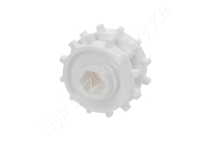 Vetőkerék hatszögű tengelyre D=63 mm H=43,5 mm d=17 mm z=12 Poznaniak/Famarol Vetőkerék hatszögű tengelyre D=63 mm H=43,5 mm d=17 mm z=12 Poznaniak/Famarol