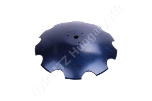 Tárcsalap 560×32,5 mm d=10 mm s=4,5 mm csipkés
