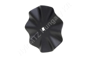 Tárcsalap 520×33 mm s=5 mm hullámos