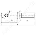 Alsó támasztórúd csapszeg 36,5x28,5 mm L= 160 mm kat.3 hegeszthető_113338 Alsó támasztórúd csapszeg 36,5x28,5 mm L= 160 mm kat.3 hegeszthető_113338