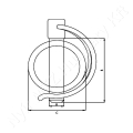 Csőbiztosító elem 10x45 mm_113354