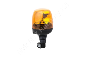 Figyelmeztető fényjelzés sárga villogó 12 V 55W 123×232,5 mm rúdra szerelhető halogén Cobo