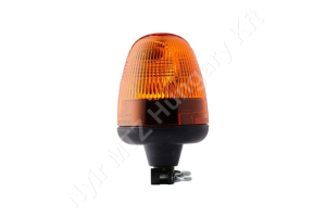 Figyelmeztető fényjelzés sárga villogó 24 V 70W 135×222 mm rúdra szerelhető halogén Hella