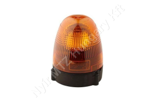 Figyelmeztető fényjelzés sárga villogó 24 V 70W 135×174 mm csavaros rögzítés halogén Hella