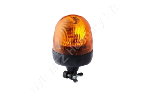 Figyelmeztető fényjelzés sárga villogó 12 V 55W 135×167 mm rúdra szerelhető halogén Hella Figyelmeztető fényjelzés sárga villogó 12 V 55W 135×167 mm rúdra szerelhető halogén Hella