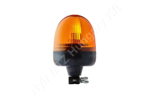 Figyelmeztető fényjelzés sárga villogó 24 V 70W 135×167 mm rúdra szerelhető halogén Hella