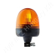 Figyelmeztető fényjelzés sárga villogó 24 V 70W 135×167 mm rúdra szerelhető halogén Hella Figyelmeztető fényjelzés sárga villogó 24 V 70W 135×167 mm rúdra szerelhető halogén Hella