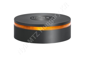 Figyelmeztető fényjelzés sárga villogó 12/24 V 38W 149×60 mm csavaros rögzítés LED Hella