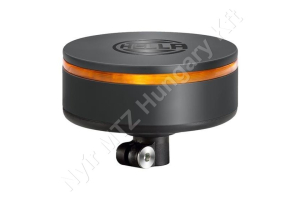 Figyelmeztető fényjelzés sárga villogó 12/24 V 38W 149×105 mm rúdra szerelhető LED Hella