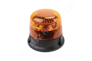 Figyelmeztető fényjelzés sárga villogó 12/24 V 9W 144×120 mm csavaros rögzítés Vaku LED Sacex