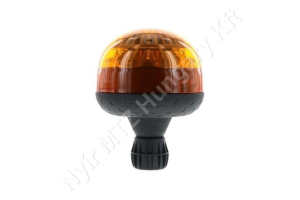 Figyelmeztető fényjelzés sárga villogó 12/24 V 9W 128×172 mm rúdra szerelhető LED