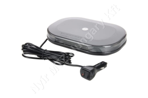 Figyelmeztető fényjelzés sárga villogó 12/24 V 90W 248×37 mm mágneses rögzítés szivargyújtós LED Figyelmeztető fényjelzés sárga villogó 12/24 V 90W 248×37 mm mágneses rögzítés szivargyújtós LED