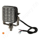 Figyelmeztető fényjelzés sárga villogó 12/24 V 6W 74×38 mm csavaros rögzítés LED Figyelmeztető fényjelzés sárga villogó 12/24 V 6W 74×38 mm csavaros rögzítés LED