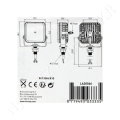 Figyelmeztető fényjelzés sárga villogó 12/24 V 6W 74x38 mm csavaros rögzítés LED_114609 Figyelmeztető fényjelzés sárga villogó 12/24 V 6W 74x38 mm csavaros rögzítés LED_114609