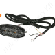 Figyelmeztető fényjelzés sárga villogó 12/24 V 6,7W 82×9 mm csavaros rögzítés LED Figyelmeztető fényjelzés sárga villogó 12/24 V 6,7W 82×9 mm csavaros rögzítés LED