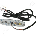 Figyelmeztető fényjelzés sárga villogó 12/24 V 7W 130x7 mm csavaros rögzítés LED_114611 Figyelmeztető fényjelzés sárga villogó 12/24 V 7W 130x7 mm csavaros rögzítés LED_114611