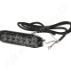 Figyelmeztető fényjelzés sárga villogó 12/24 V 7W 130×7 mm csavaros rögzítés LED Figyelmeztető fényjelzés sárga villogó 12/24 V 7W 130×7 mm csavaros rögzítés LED