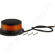 Figyelmeztető fényjelzés sárga villogó 12/24 V 23W 94×46 mm csavaros rögzítés LED Figyelmeztető fényjelzés sárga villogó 12/24 V 23W 94×46 mm csavaros rögzítés LED