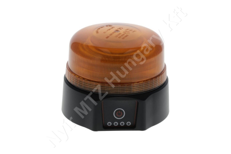 Figyelmeztető fényjelzés sárga villogó 12 V 19W 114x104 mm mágneses rögzítés akkumulátoros LED_114544 Figyelmeztető fényjelzés sárga villogó 12 V 19W 114x104 mm mágneses rögzítés akkumulátoros LED_114544