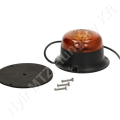 Figyelmeztető fényjelzés sárga villogó 12/24 V 15W 86x67 mm csavaros rögzítés LED_114575 Figyelmeztető fényjelzés sárga villogó 12/24 V 15W 86x67 mm csavaros rögzítés LED_114575