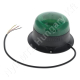 Figyelmeztető fényjelzés zöld villogó 12/24 V 15W 86×67 mm csavaros rögzítés LED Figyelmeztető fényjelzés zöld villogó 12/24 V 15W 86×67 mm csavaros rögzítés LED